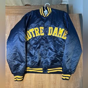 Vintage Michigan Blue Satin Lined Jacket Large Top Of The Line By‎ Felco USA